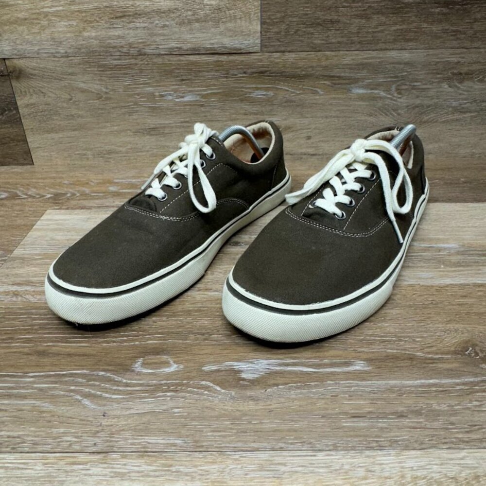 OP Olive Canvas Sneakers Men's Size 13